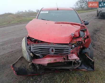 Красный Рено Сандеро, объемом двигателя 1.39 л и пробегом 200 тыс. км за 1800 $, фото 1 на Automoto.ua