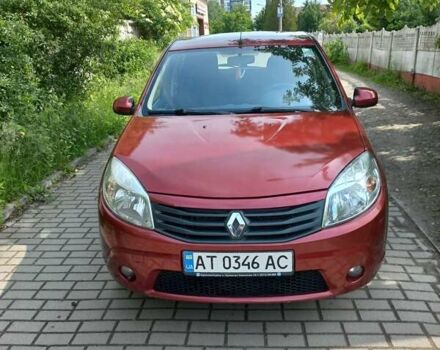Красный Рено Сандеро, объемом двигателя 1.6 л и пробегом 128 тыс. км за 5700 $, фото 1 на Automoto.ua
