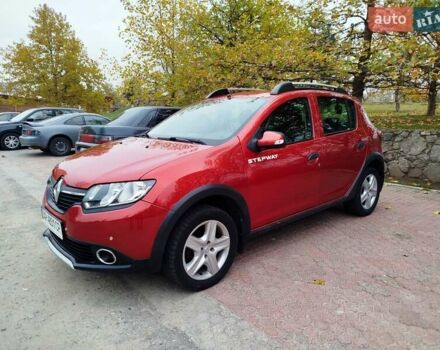 Красный Рено Сандеро, объемом двигателя 1.46 л и пробегом 80 тыс. км за 7777 $, фото 1 на Automoto.ua