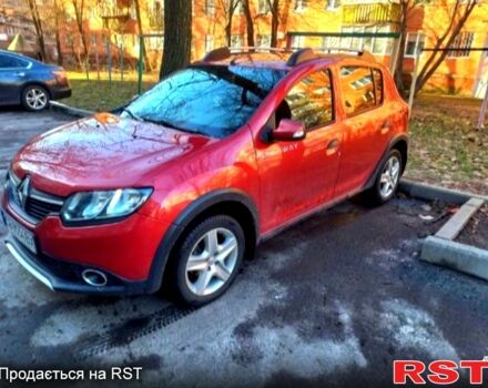 Красный Рено Сандеро, объемом двигателя 1.5 л и пробегом 146 тыс. км за 9500 $, фото 1 на Automoto.ua