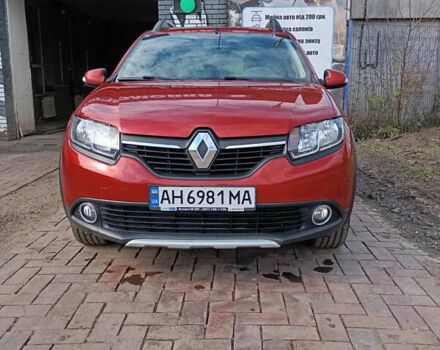 Красный Рено Сандеро, объемом двигателя 1.46 л и пробегом 97 тыс. км за 9300 $, фото 1 на Automoto.ua