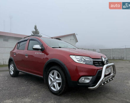 Красный Рено Сандеро, объемом двигателя 1.5 л и пробегом 94 тыс. км за 10700 $, фото 1 на Automoto.ua