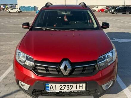 Червоний Рено Сандеро, об'ємом двигуна 0.9 л та пробігом 104 тис. км за 11700 $, фото 1 на Automoto.ua