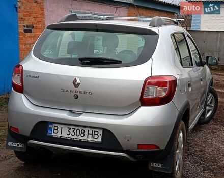 Серый Рено Сандеро, объемом двигателя 1.6 л и пробегом 114 тыс. км за 7850 $, фото 6 на Automoto.ua