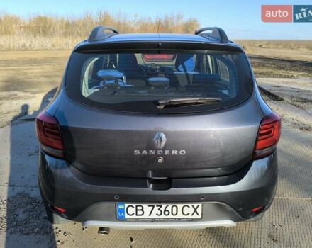 Серый Рено Сандеро, объемом двигателя 0.9 л и пробегом 35 тыс. км за 11200 $, фото 1 на Automoto.ua