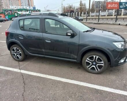 Серый Рено Сандеро, объемом двигателя 0.9 л и пробегом 12 тыс. км за 10400 $, фото 2 на Automoto.ua