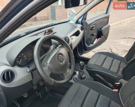 Синий Рено Сандеро, объемом двигателя 1.39 л и пробегом 261 тыс. км за 5200 $, фото 14 на Automoto.ua