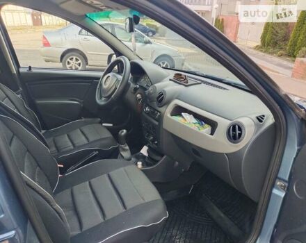 Синий Рено Сандеро, объемом двигателя 1.39 л и пробегом 261 тыс. км за 5200 $, фото 5 на Automoto.ua