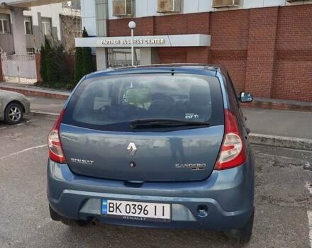Синий Рено Сандеро, объемом двигателя 1.39 л и пробегом 261 тыс. км за 5200 $, фото 3 на Automoto.ua