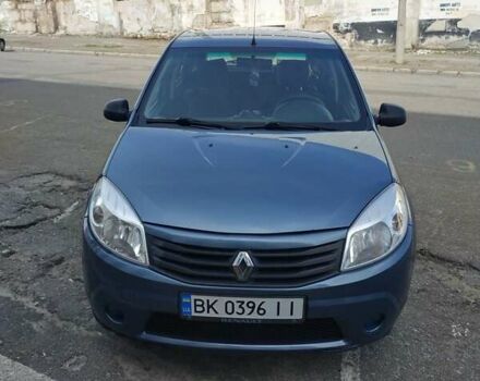 Синий Рено Сандеро, объемом двигателя 1.39 л и пробегом 261 тыс. км за 5200 $, фото 1 на Automoto.ua