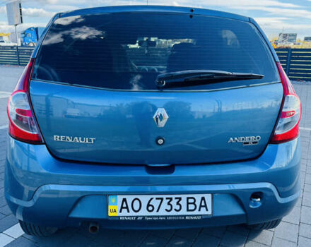 Рено Сандеро 2011 в Мукачеве на Automoto.ua Синий Рено Сандеро, объемом двигателя 1.4 л и пробегом 213 тыс. км за 4400 $, фото 7 на Automoto.ua