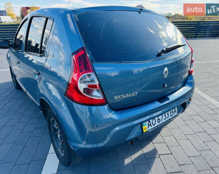 Рено Сандеро 2011 в Мукачеве на Automoto.ua Синий Рено Сандеро, объемом двигателя 1.4 л и пробегом 213 тыс. км за 4400 $, фото 4 на Automoto.ua