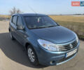 Синий Рено Сандеро, объемом двигателя 1.6 л и пробегом 160 тыс. км за 5100 $, фото 1 на Automoto.ua
