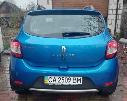 Синий Рено Сандеро, объемом двигателя 1.46 л и пробегом 117 тыс. км за 8600 $, фото 2 на Automoto.ua