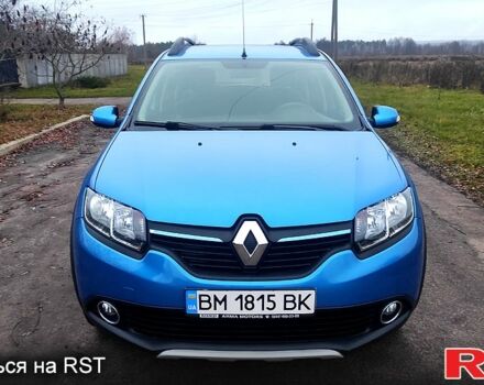 Синий Рено Сандеро, объемом двигателя 1.6 л и пробегом 115 тыс. км за 8300 $, фото 6 на Automoto.ua