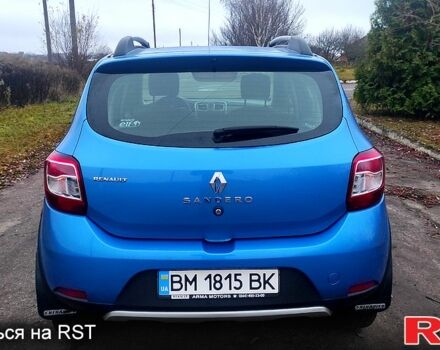 Синий Рено Сандеро, объемом двигателя 1.6 л и пробегом 115 тыс. км за 8300 $, фото 5 на Automoto.ua