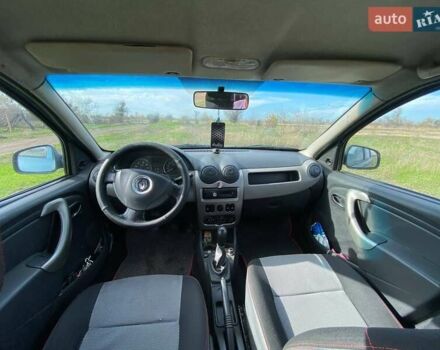 Синий Рено Сандеро, объемом двигателя 1.39 л и пробегом 123 тыс. км за 3999 $, фото 4 на Automoto.ua