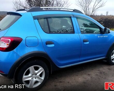 Синий Рено Сандеро, объемом двигателя 1.6 л и пробегом 115 тыс. км за 8300 $, фото 4 на Automoto.ua