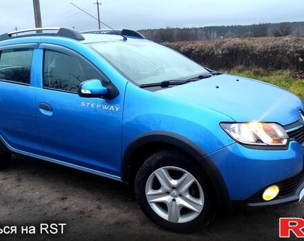 Синий Рено Сандеро, объемом двигателя 1.6 л и пробегом 115 тыс. км за 8300 $, фото 1 на Automoto.ua