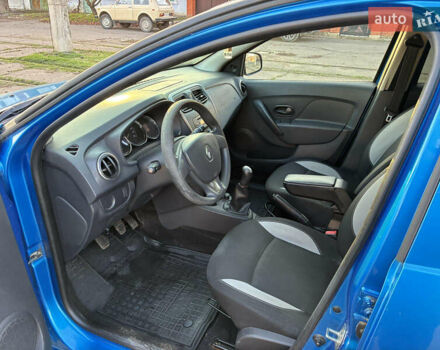 Синий Рено Сандеро, объемом двигателя 1.46 л и пробегом 169 тыс. км за 7400 $, фото 6 на Automoto.ua