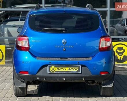 Синий Рено Сандеро, объемом двигателя 1.46 л и пробегом 188 тыс. км за 7900 $, фото 4 на Automoto.ua