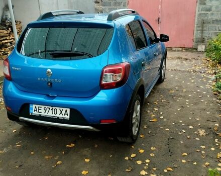 Синий Рено Сандеро, объемом двигателя 1.5 л и пробегом 107 тыс. км за 7900 $, фото 1 на Automoto.ua