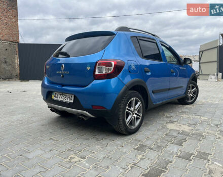 Синій Рено Сандеро, об'ємом двигуна 1.6 л та пробігом 126 тис. км за 7500 $, фото 7 на Automoto.ua