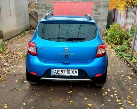Синий Рено Сандеро, объемом двигателя 1.5 л и пробегом 107 тыс. км за 7900 $, фото 7 на Automoto.ua