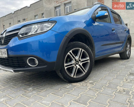 Синій Рено Сандеро, об'ємом двигуна 1.6 л та пробігом 126 тис. км за 7500 $, фото 1 на Automoto.ua