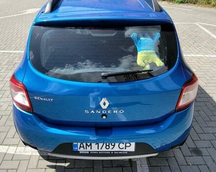 Синій Рено Сандеро, об'ємом двигуна 1.6 л та пробігом 140 тис. км за 10500 $, фото 2 на Automoto.ua
