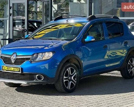 Синий Рено Сандеро, объемом двигателя 1.46 л и пробегом 188 тыс. км за 7900 $, фото 2 на Automoto.ua