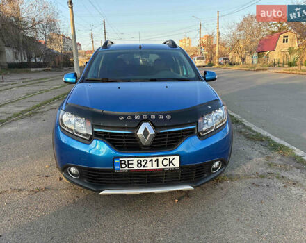 Синий Рено Сандеро, объемом двигателя 1.46 л и пробегом 169 тыс. км за 7400 $, фото 1 на Automoto.ua