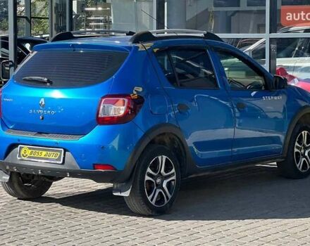 Синий Рено Сандеро, объемом двигателя 1.46 л и пробегом 188 тыс. км за 7900 $, фото 5 на Automoto.ua