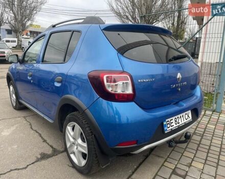 Синий Рено Сандеро, объемом двигателя 1.46 л и пробегом 169 тыс. км за 7600 $, фото 7 на Automoto.ua