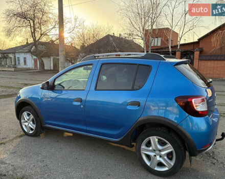 Синий Рено Сандеро, объемом двигателя 1.46 л и пробегом 169 тыс. км за 7400 $, фото 4 на Automoto.ua
