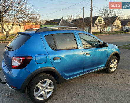 Синий Рено Сандеро, объемом двигателя 1.46 л и пробегом 169 тыс. км за 7400 $, фото 3 на Automoto.ua