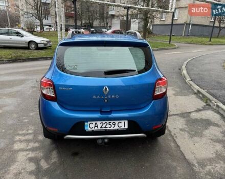 Синий Рено Сандеро, объемом двигателя 1.46 л и пробегом 150 тыс. км за 7500 $, фото 6 на Automoto.ua