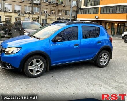 Синий Рено Сандеро, объемом двигателя 1.5 л и пробегом 180 тыс. км за 8000 $, фото 12 на Automoto.ua