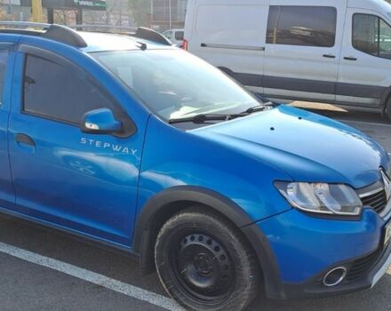 Синій Рено Сандеро, об'ємом двигуна 1.5 л та пробігом 210 тис. км за 6500 $, фото 1 на Automoto.ua