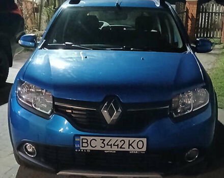 Синий Рено Сандеро, объемом двигателя 1.6 л и пробегом 105 тыс. км за 10500 $, фото 1 на Automoto.ua