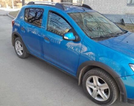 Синій Рено Сандеро, об'ємом двигуна 1.6 л та пробігом 156 тис. км за 7500 $, фото 1 на Automoto.ua
