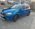 Синий Рено Сандеро, объемом двигателя 1.6 л и пробегом 156 тыс. км за 8500 $, фото 2 на Automoto.ua