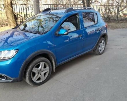 Синій Рено Сандеро, об'ємом двигуна 1.6 л та пробігом 156 тис. км за 7500 $, фото 2 на Automoto.ua