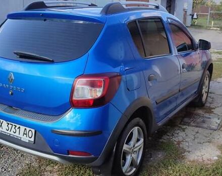 Синий Рено Сандеро, объемом двигателя 1.46 л и пробегом 92 тыс. км за 8300 $, фото 14 на Automoto.ua