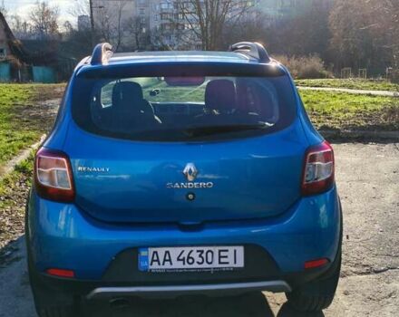 Синий Рено Сандеро, объемом двигателя 1.46 л и пробегом 122 тыс. км за 10200 $, фото 13 на Automoto.ua