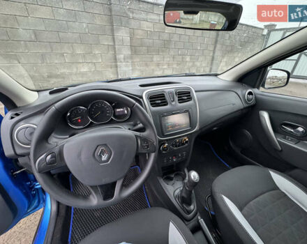 Синий Рено Сандеро, объемом двигателя 1.46 л и пробегом 199 тыс. км за 7550 $, фото 9 на Automoto.ua