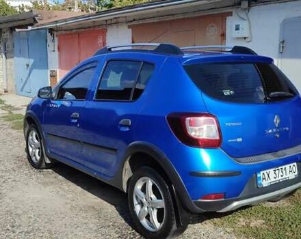 Синий Рено Сандеро, объемом двигателя 1.46 л и пробегом 92 тыс. км за 8300 $, фото 3 на Automoto.ua