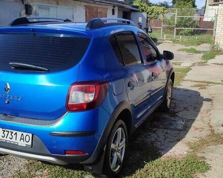 Синий Рено Сандеро, объемом двигателя 1.46 л и пробегом 92 тыс. км за 8300 $, фото 1 на Automoto.ua