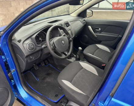 Синий Рено Сандеро, объемом двигателя 1.46 л и пробегом 199 тыс. км за 7550 $, фото 11 на Automoto.ua