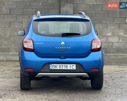 Синий Рено Сандеро, объемом двигателя 1.46 л и пробегом 199 тыс. км за 7550 $, фото 5 на Automoto.ua